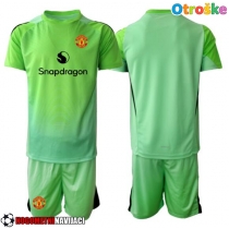 Otroške Nogometnih dresov Manchester United Vratar Tretji 2025-26 Kratki rokavi (+ hlače)